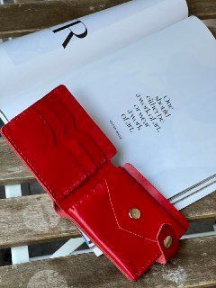 Червоний міні-гаманець для жінок з натуральної шкіри 401\230 &mdash; Lucky Store