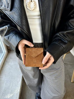 Гаманець Міні-конверт 420 замш 420\622 &mdash; Lucky Store