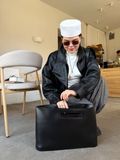 Сумка Баланс А4 з еко-шкіри чорна А4\Е10 &mdash; Lucky Store