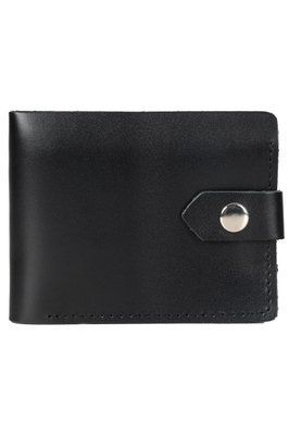 Гаманець з натуральної шкіри чорний 401\21012 &mdash; Lucky Store