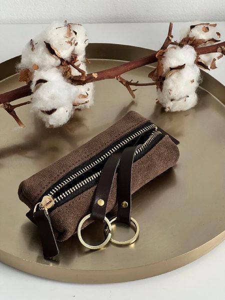Ключниця велика замшева капучіно 120\625 &mdash; Lucky Store