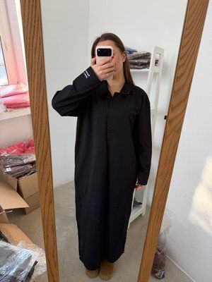 Сукня поло двунитка чорний M-L
