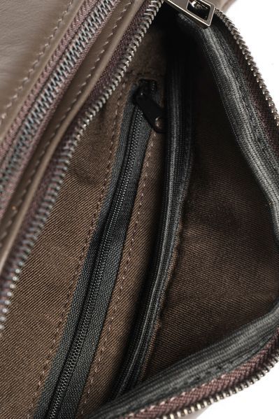 Бананка 807 з натуральної шкіри зерниста коричнева 807\420 &mdash; Lucky Store
