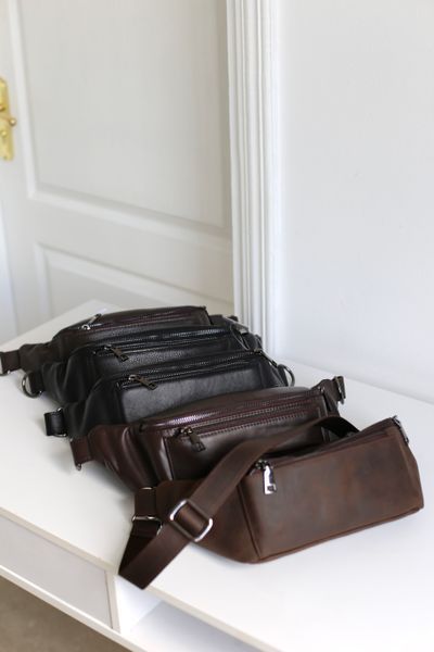 Бананка 807 з натуральної шкіри тенессі коричнева 807\320 &mdash; Lucky Store