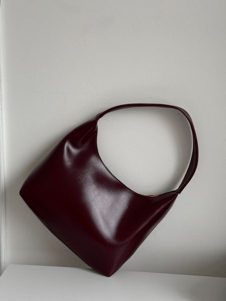 Сумка жіноча Lucky хобо з еко-шкіри марсала