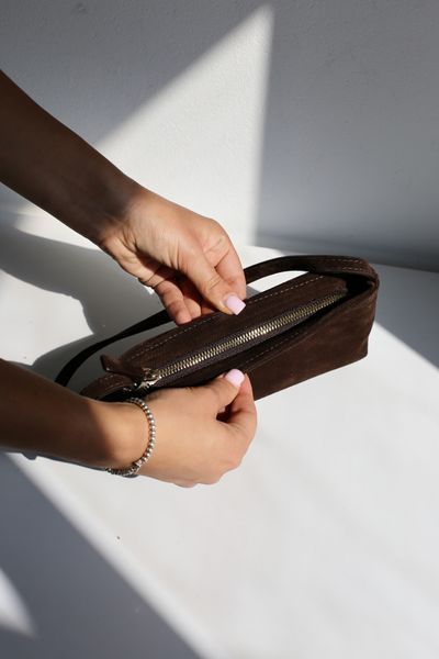 Сумка Аня замш шоколад 319\720 &mdash; Lucky Store