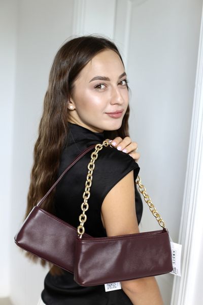Сумка Аня тенессі марсала 319\340 &mdash; Lucky Store