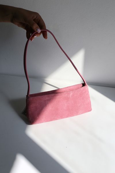 Сумка Аня замш рожевий 319\631 &mdash; Lucky Store